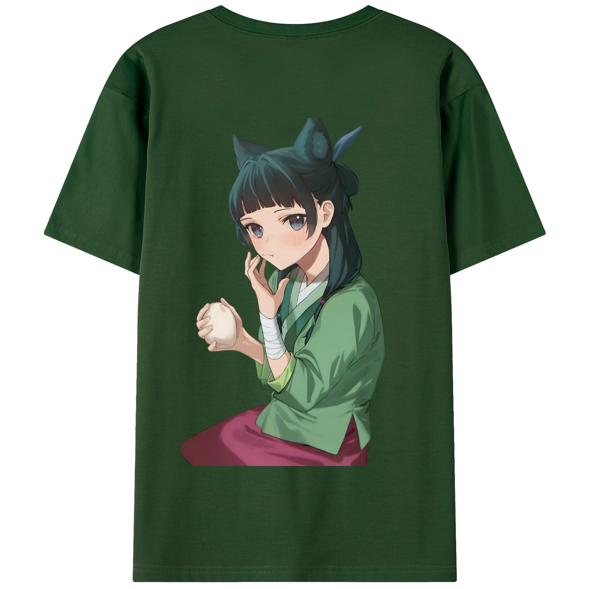 （画像用） 薬屋のひとりごと The Apothecary Diaries 綿100％半袖Tシャツ（背面プリント）